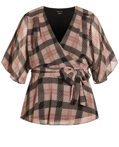 City chic womens check - city,