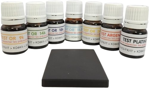 Réactifs tester or 9k - 7,