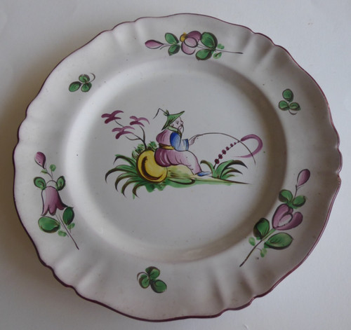 Ancienne assiette faience - faience, de