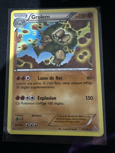 Carte pokemon rare grolem - pokemon, 150