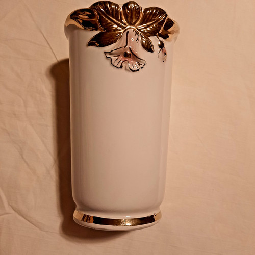 Vase porcelaine blanc - vase, et