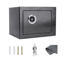 Coffre-fort de sécurité en acier avec clé ? Compact & robuste