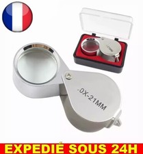 ✅ Loupe De Poche Bijoutiers 30X Bijoux Pliable Diamant Outils Yeux Lecture Boite