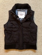 ABERCROMBIE & FITCH BROWN QUILTED SLEEVELESS PUFFER VEST SIZE L