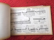ARCHITECTURE Cours M. ARNAUD Ecole Centrale Arts Manufactures ATLAS 1920 RARE 