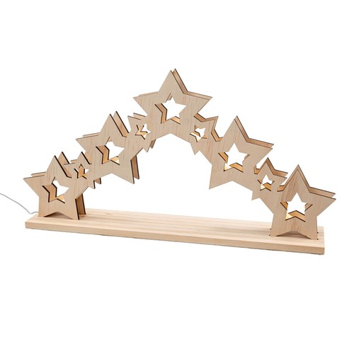 Lumière led bois - lumière, en