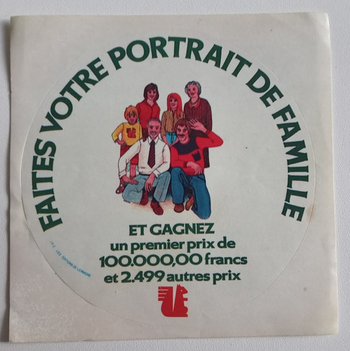 Ancien sticker autocollant - sticker,