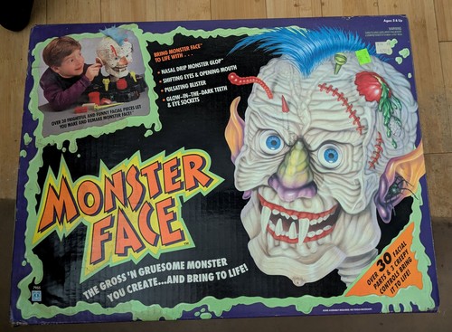 1992 hasbro monster - 1992, face