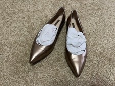 LONGCHAMP Gold Patent Leather