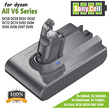 Batterie Pour Dyson V6 Aspirateur 21.6V 6400MAH DC62 DC59 DC61 DC58 Animal LI-IO