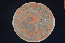 BRODERIE ASIATIQUE-EXTRÊME ORIENT-INDOCHINE-TONKIN-ANNAM-SOUVENIR COLONIAL-XIX°