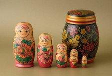 Pot russe matriochka ancien