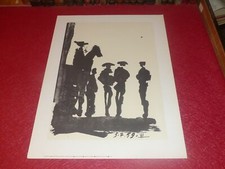 ART XXe PICASSO PHOTOLITHO  TOREROS  51 x 38 cm Ed. Athena London & Cercle d'Art