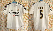 Maillot Real Madrid 2004 Adidas Zidane #5 Vintage shirt jersey Homme - S