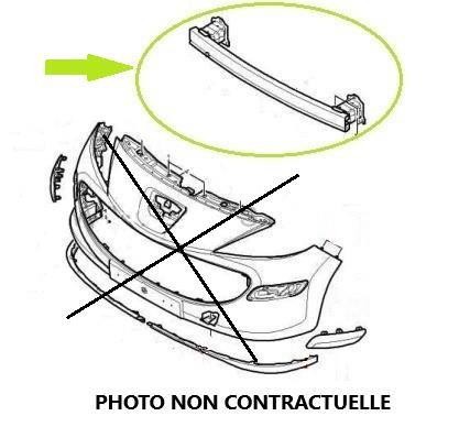 Renfort pare choc - , arriere