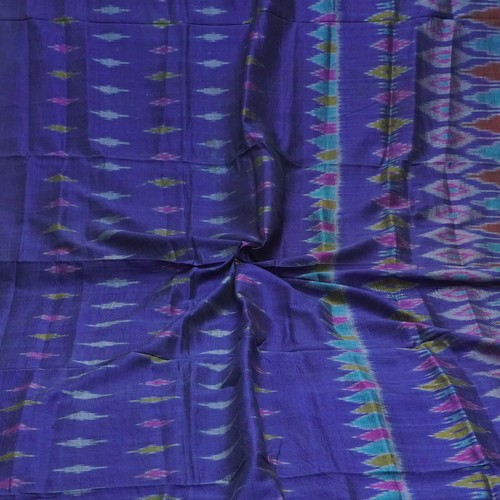 Sari patola ikat - ikat, bleu