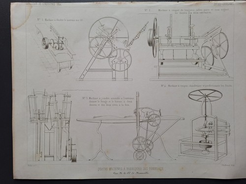 Gravure 4 machines - 19°:,
