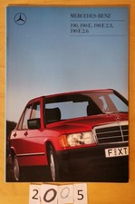 MERCEDES 190, 190 E, 190 E 2.3, 190 E 2.6 Prospectus Fr 08/1987 30 pages