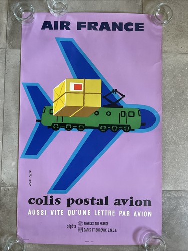 Affiche originale ancienne - originale,