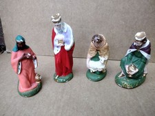 Lot De 4 Anciens Santons De