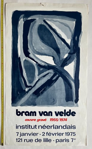 Bram van velde - 1974, lithograph