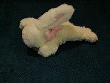 doudou et compagnie peluche  lapin bonbon noeud rose  Etat neuf