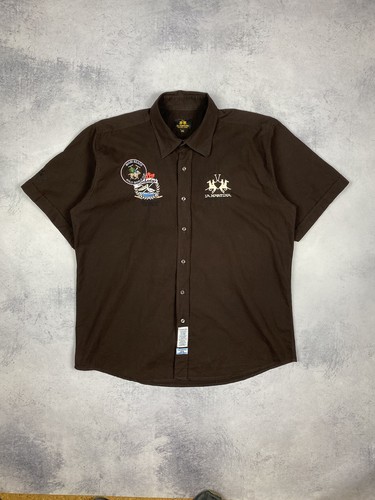 Chemise boutonnée marron - , à