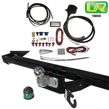 Barre d'attelage fixe à bride