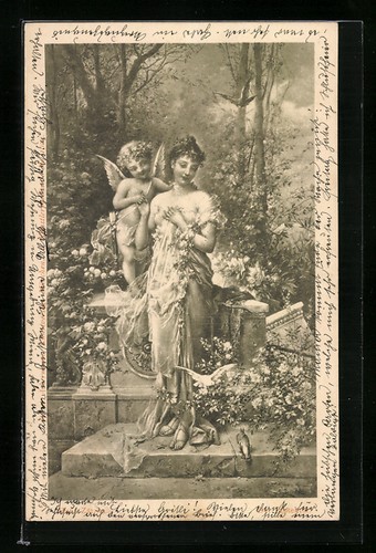 Carte postale artiste hans - carte, d'artiste