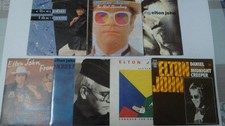 Lot collection de 7 disques vinyles 45T de Elton John 45 tours - Duo France Gall