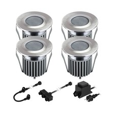 Lampes LED encastrées au sol BODES pour l'extérieur blanc chaud 94lm/luminaire