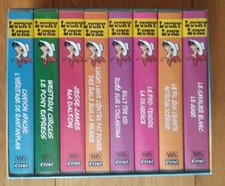 Coffret de 8 VHS Lucky Luke 