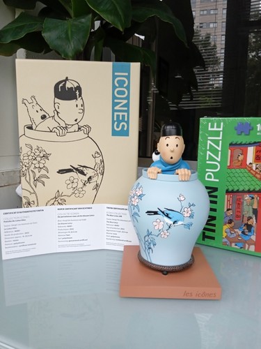Moulinsart résine tintin - moulinsart,