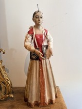 Capipote & Statue Religieuse &  Espagne & Procession & Bois Sculpté & XVIII