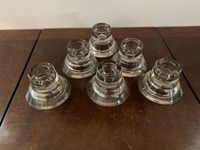 LOT de 6  BOUGEOIRS REVERSIBLES,  DESIGN  de  KNUT  et  MARIANNE  HAGBERG