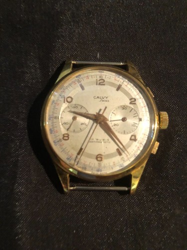Montre chronographe calvy - montre,