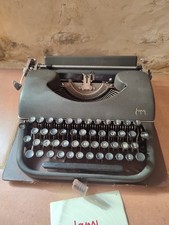 Machine à écrire JAPY 16, S ?  année 50  en métal Avec Valise en Cuir Et Manuel 