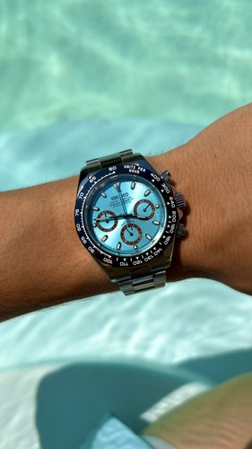 Seiko mods saytona acier - seiko,