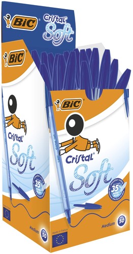 Cristal soft stylos bille - cristal,