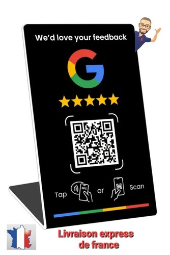 Plaque avis google panneau - |,