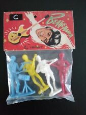 4 Figurines PVC Emirober années 60 The Beatles 8cm Beatlemania Neuf 