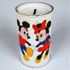 Tirelire ancienne métal Mickey Minnie Walt Disney Productions vintage France