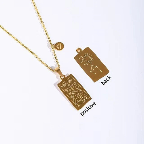 Collier pendentif signe - et,