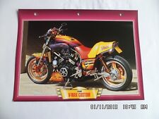 CARTE FICHE MOTO V-MAX CUSTOM