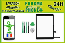 VITRE ECRAN TACTILE + STICKERS + BOUTON NOIR IPAD 7 ( A2197 - A2198 - A2200 )