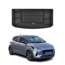Tapis de Coffre pour Hyundai i10 2019-2025 TPE Noir