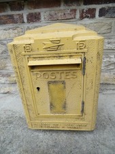 boite aux lettres ancienne  PTT LA POSTE 1966 réformée art populaire DEJOIE