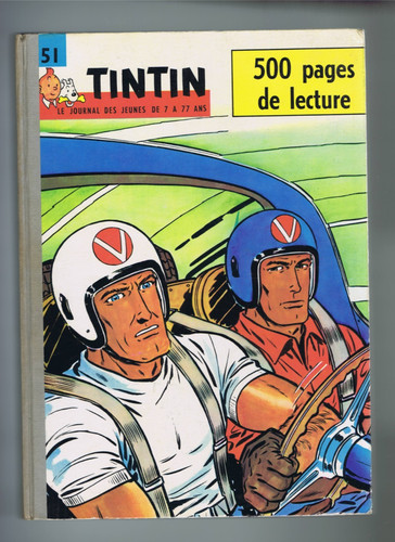 Reliure tintin francais - , 51