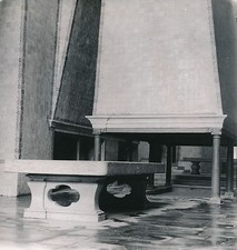 PORTUGAL c. 1950 - Table Cheminée des Cuisines Monastère d'Alcobaça - Div 10372