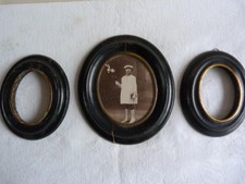Lot de 3 cadres photos ovales